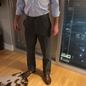 Tailored Dress Pants, Charcoal, Lands End, 30x30